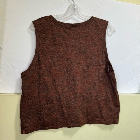 Lululemon Train to Be Tank Crop Mesh Top Slits '21 Boxy Stretch Seamless Shirt L - Picture 3 of 16
